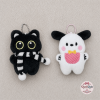 Kawaii Animal Plush Pendant