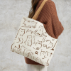Kawaii Cat Designed Tote Bag