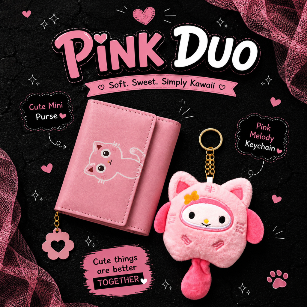 Kawaii Pink Duo Combo